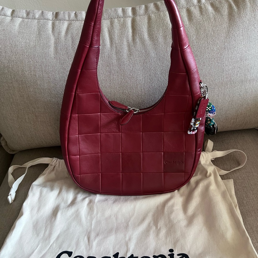 Coach Leather Alter/Ego Crescent Shoulder Bag - Picture 2 of 9